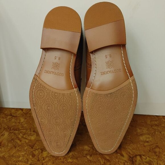 GIOVANNI MEN'S LEATHER DRESS SHOE SLIP ON LOAFER. - Picture 6 of 8